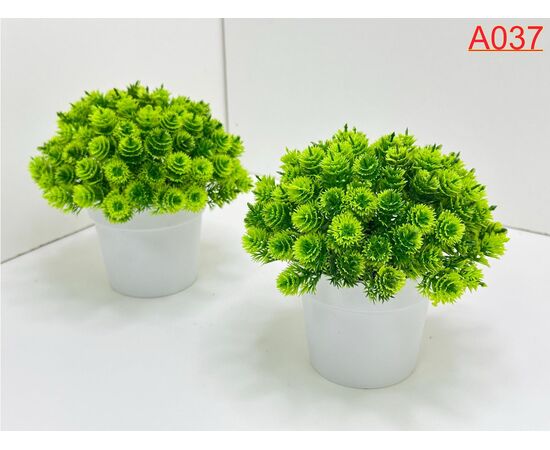 Цветы искусственные в горшке 2 шт, код 6732339