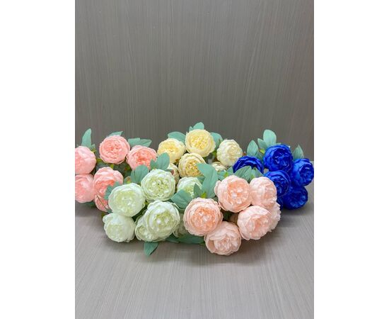 Цветы искусственные 20шт (разного цвета), код 50298636